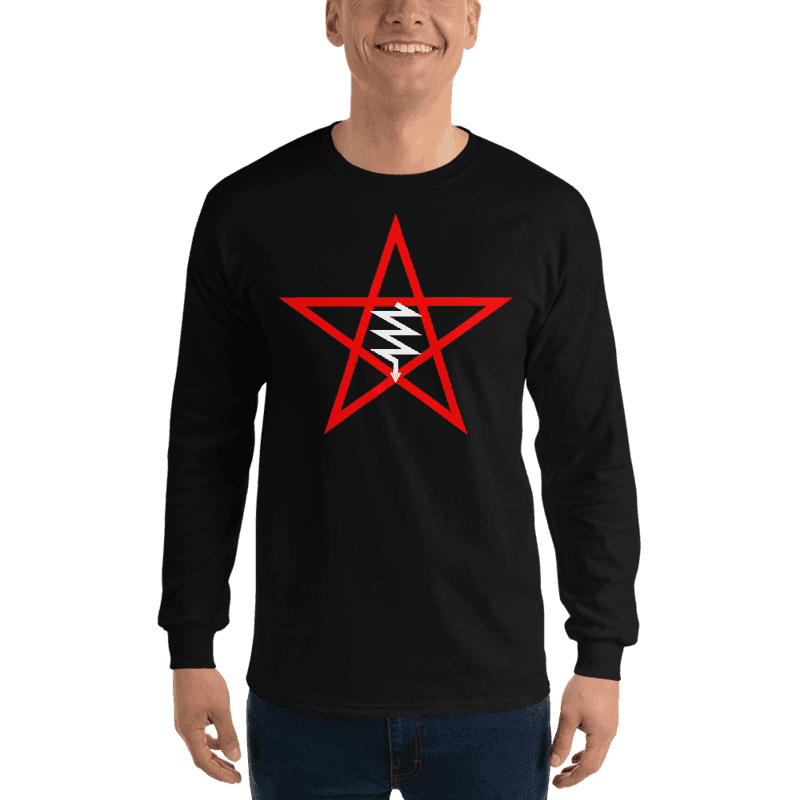 Black LVX Long Sleeve with a red and white LVX print